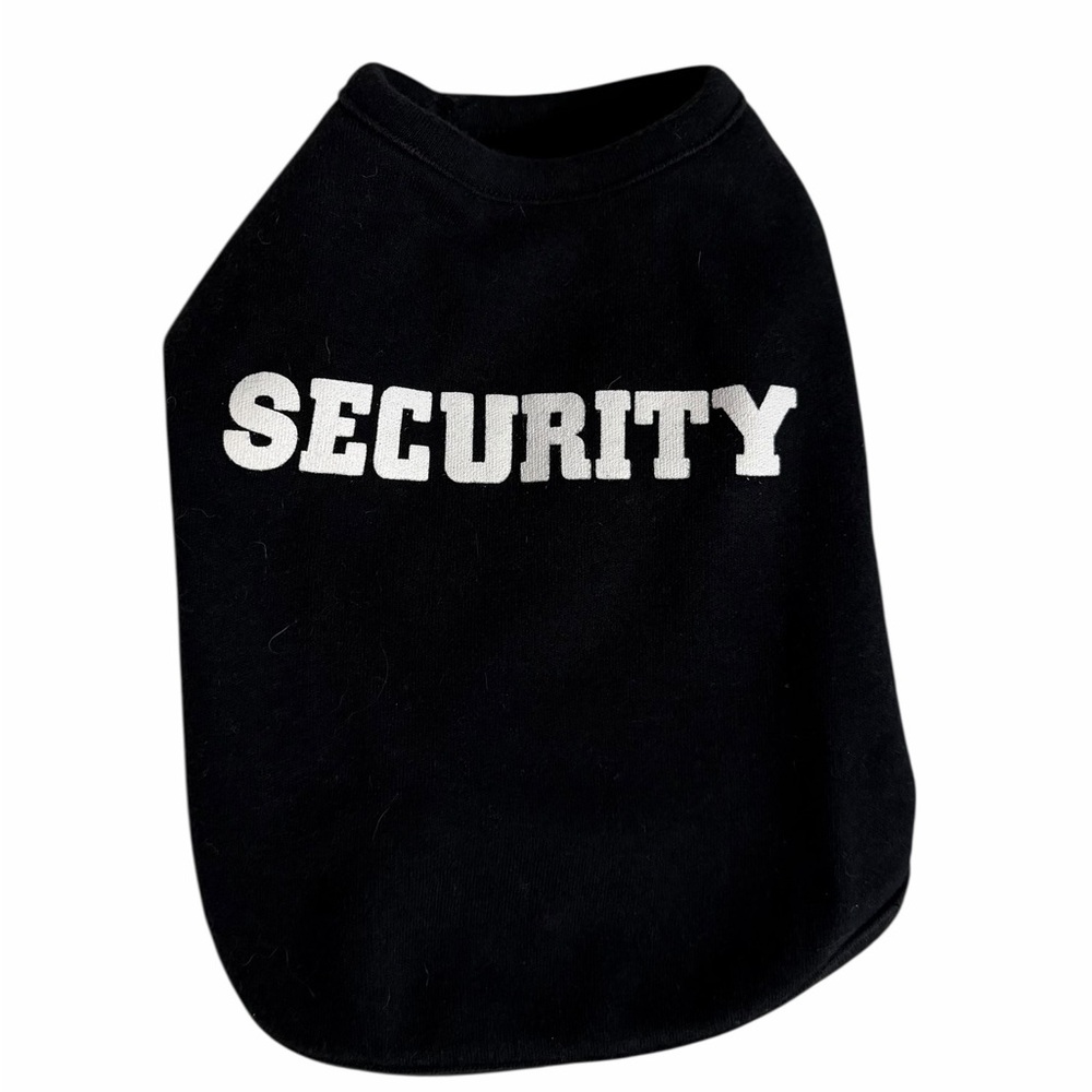 Black & White Security Dog Shirt size S Pure Country Pet Boutique